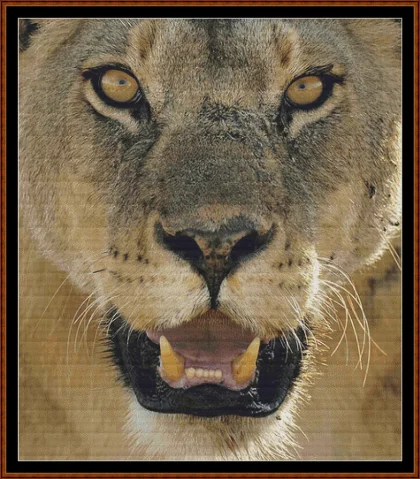 Lion ! Top 10 cross stitch patterns of July 2024