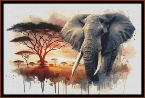 Watercolours – Elephant